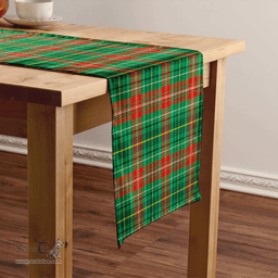 Scottish Muirhead Modern Clan Tartan Table Runner Clan Tartan Table Runner - Crest Classic Scottish Plaid Tartan Plaid