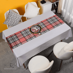 Scottish Napier Rose Weathered Clan Tartan Table Runner Clan Tartan Table Runner - Crest Classic Scottish Plaid Tartan Plaid