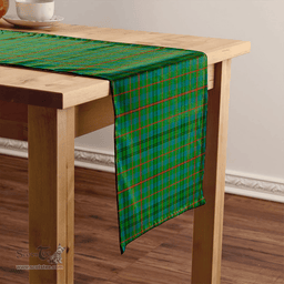 Scottish Moncrieffe of Atholl Ancient Clan Tartan Table Runner Clan Tartan Table Runner - Crest Classic Scottish Plaid Tartan Plaid