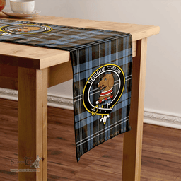 Scottish Melville Weathered Clan Tartan Table Runner Clan Tartan Table Runner - Crest Classic Scottish Plaid Tartan Plaid