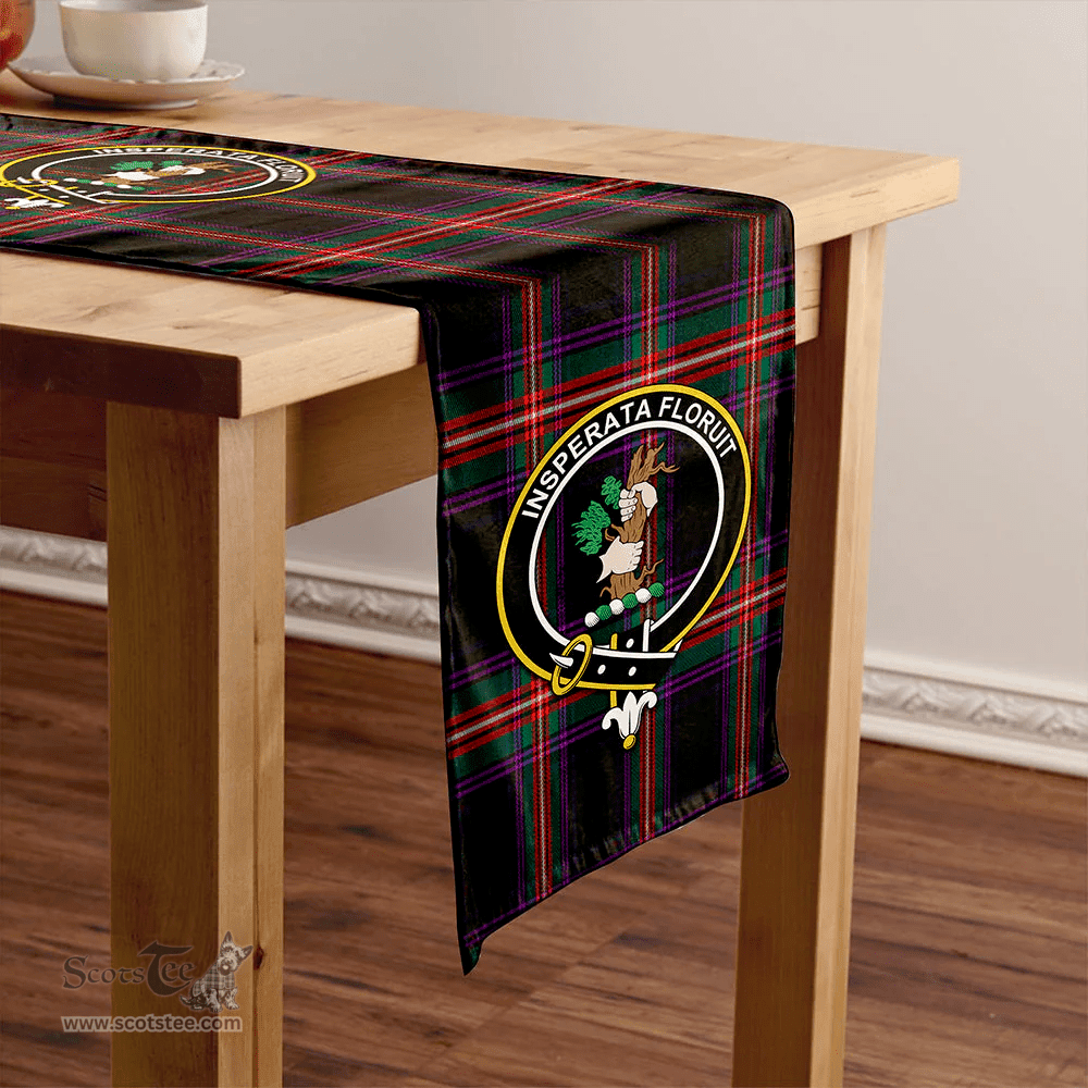 Scottish Watt (Wate) Modern Clan Tartan Table Runner Clan Tartan Table Runner - Crest Classic Scottish Plaid Tartan Plaid