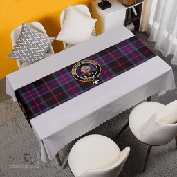 Scottish Nairn Weathered Clan Tartan Table Runner Clan Tartan Table Runner - Crest Classic Scottish Plaid Tartan Plaid