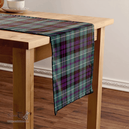 Scottish MacNeil of Colonsay (MacNeil of Barra of Colonsay) Weathered Clan Tartan Table Runner Clan Tartan Table Runner - Crest Classic Scottish Plaid Tartan Plaid