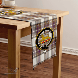 Scottish Richards (Pritchard) Weathered Clan Tartan Table Runner Clan Tartan Table Runner - Crest Classic Scottish Plaid Tartan Plaid