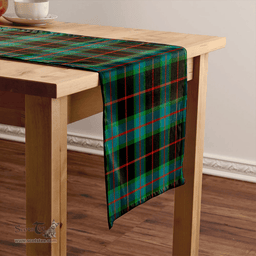 Scottish Nairn Ancient Clan Tartan Table Runner Clan Tartan Table Runner - Crest Classic Scottish Plaid Tartan Plaid