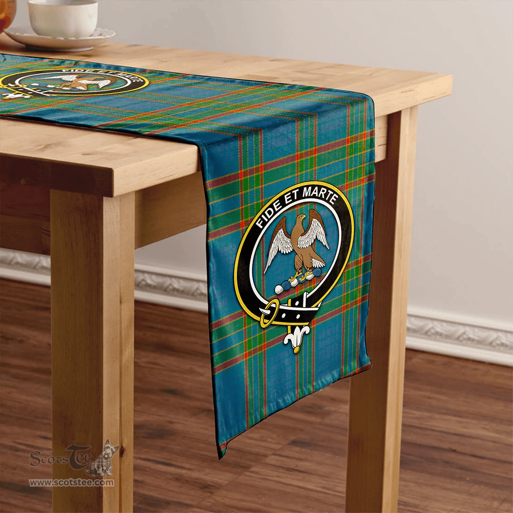 Scottish Ralston UK Ancient Clan Tartan Table Runner Clan Tartan Table Runner - Crest Classic Scottish Plaid Tartan Plaid