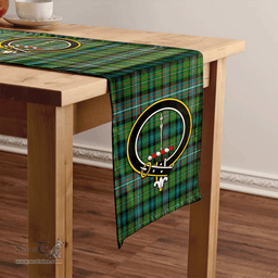 Scottish Rankin (Dalgliesh) Ancient Clan Tartan Table Runner Clan Tartan Table Runner - Crest Classic Scottish Plaid Tartan Plaid