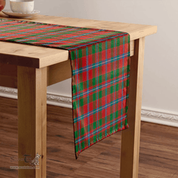 Scottish Murray of Abercairney Portrait (Murray of Abercairney; Portrait) Ancient Clan Tartan Table Runner Clan Tartan Table Runner - Crest Classic Scottish Plaid Tartan Plaid