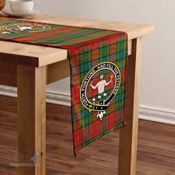 Scottish Murray of Atholl Red Dress (Murray of Atholl; Red Dress) Ancient Clan Tartan Table Runner Clan Tartan Table Runner - Crest Classic Scottish Plaid Tartan Plaid