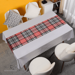 Scottish Napier Rose Ancient Clan Tartan Table Runner Clan Tartan Table Runner - Crest Classic Scottish Plaid Tartan Plaid