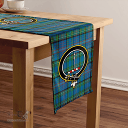Scottish Rankin Ancient Clan Tartan Table Runner Clan Tartan Table Runner - Crest Classic Scottish Plaid Tartan Plaid