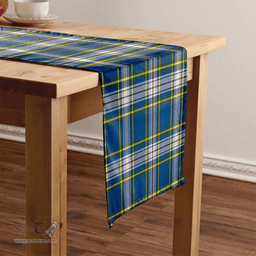 Scottish Maver Dress Modern Clan Tartan Table Runner Clan Tartan Table Runner - Crest Classic Scottish Plaid Tartan Plaid