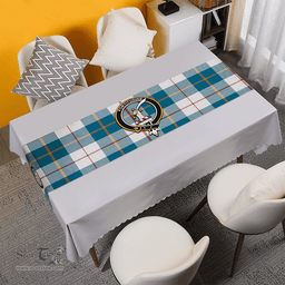 Scottish MacRae of Conchra Ancient Clan Tartan Table Runner Clan Tartan Table Runner - Crest Classic Scottish Plaid Tartan Plaid