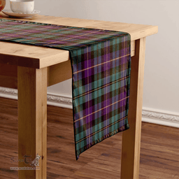 Scottish MacNeil of Barra Old (MacNeill Old) Weathered Clan Tartan Table Runner Clan Tartan Table Runner - Crest Classic Scottish Plaid Tartan Plaid