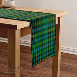 Scottish Murray of Atholl (Murray) Ancient Clan Tartan Table Runner Clan Tartan Table Runner - Crest Classic Scottish Plaid Tartan Plaid