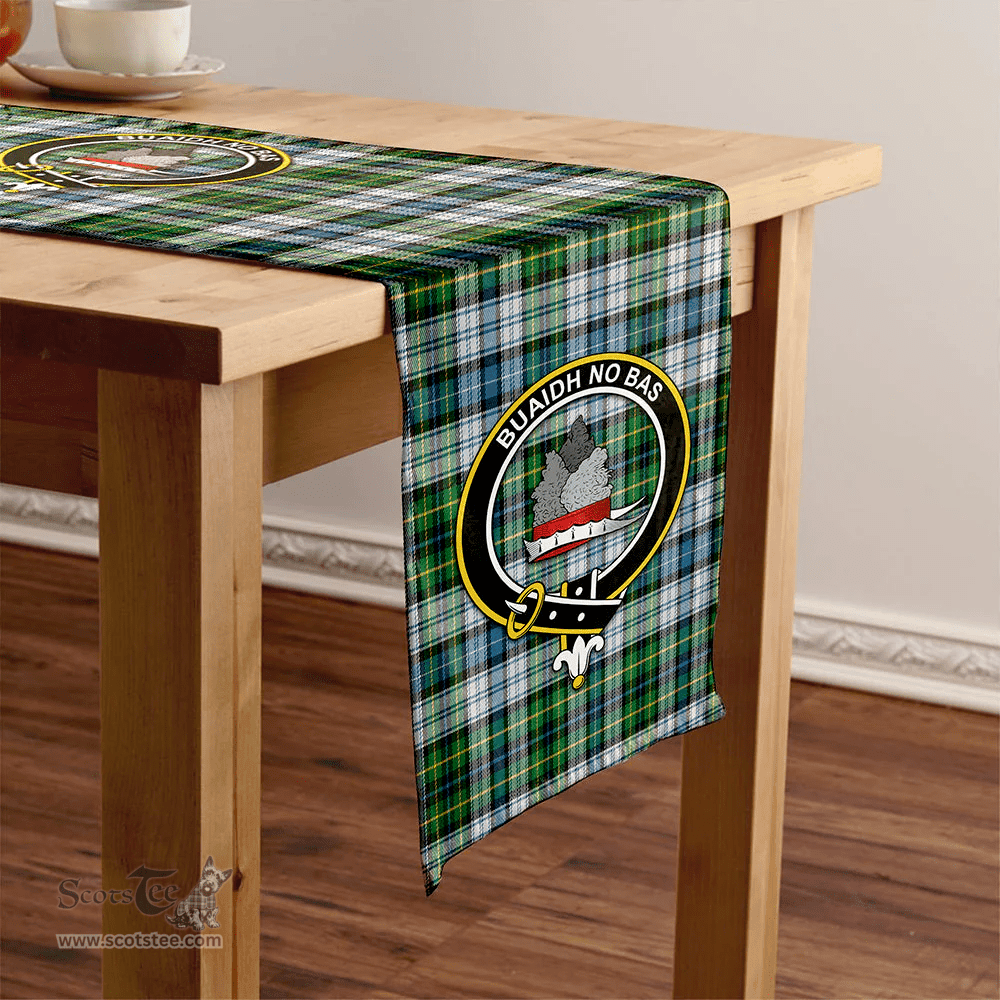 Scottish MacNeil of Barra (MacNeil/MacNeill) Paton Dress Ancient Clan Tartan Table Runner Clan Tartan Table Runner - Crest Classic Scottish Plaid Tartan Plaid