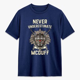 ScotsTee Shop McDuff Dress Ancient Crest Tartan T-shirt Never Underestimate Style