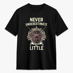 ScotsTee Shop Little Crest Tartan T-shirt Never Underestimate Style