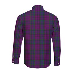 ScotsTee Shop Scottish Wardlaw Clan Crest Tartan Long Sleeve Shirt, Cotton Tartan Plaid Shirt