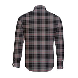 ScotsTee Shop Scottish Moffat Modern Clan Crest Tartan Long Sleeve Shirt, Cotton Tartan Plaid Shirt