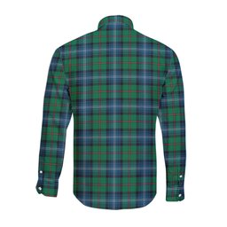 ScotsTee Shop Scottish Urquhart Ancient Clan Crest Tartan Long Sleeve Shirt, Cotton Tartan Plaid Shirt