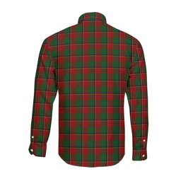 ScotsTee Shop Scottish Turnbull Dress Clan Crest Tartan Long Sleeve Shirt, Cotton Tartan Plaid Shirt