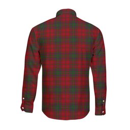 ScotsTee Shop Scottish MacDougall Clan Crest Tartan Long Sleeve Shirt, Cotton Tartan Plaid Shirt