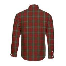 ScotsTee Shop Scottish Scott Clan Crest Tartan Long Sleeve Shirt, Cotton Tartan Plaid Shirt