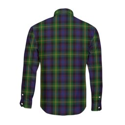 ScotsTee Shop Scottish Watson Clan Crest Tartan Long Sleeve Shirt, Cotton Tartan Plaid Shirt