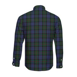 ScotsTee Shop Scottish Baird Clan Crest Tartan Long Sleeve Shirt, Cotton Tartan Plaid Shirt