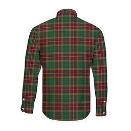 ScotsTee Shop Scottish Baxter Clan Crest Tartan Long Sleeve Shirt, Cotton Tartan Plaid Shirt