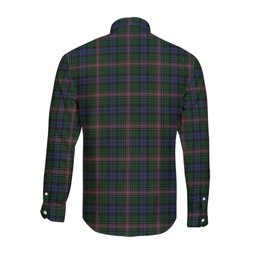 ScotsTee Shop Scottish Allison Clan Crest Tartan Long Sleeve Shirt, Cotton Tartan Plaid Shirt