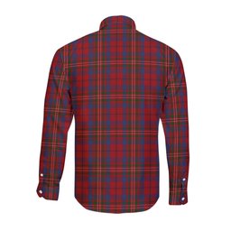 ScotsTee Shop Scottish Cameron of Locheil Clan Crest Tartan Long Sleeve Shirt, Cotton Tartan Plaid Shirt