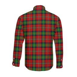ScotsTee Shop Scottish Boyd Modern Clan Crest Tartan Long Sleeve Shirt, Cotton Tartan Plaid Shirt