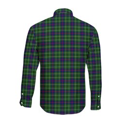 ScotsTee Shop Scottish Duncan Modern Clan Crest Tartan Long Sleeve Shirt, Cotton Tartan Plaid Shirt