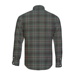 ScotsTee Shop Scottish Craig Clan Crest Tartan Long Sleeve Shirt, Cotton Tartan Plaid Shirt