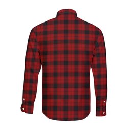 ScotsTee Shop Scottish Ewing Clan Crest Tartan Long Sleeve Shirt, Cotton Tartan Plaid Shirt