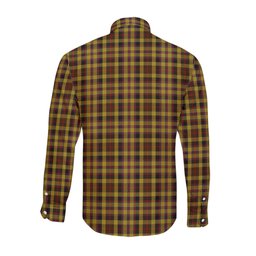 ScotsTee Shop Scottish Jardine Clan Crest Tartan Long Sleeve Shirt, Cotton Tartan Plaid Shirt