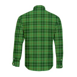 ScotsTee Shop Scottish Galloway Clan Crest Tartan Long Sleeve Shirt, Cotton Tartan Plaid Shirt