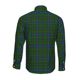ScotsTee Shop Scottish Henderson Modern Clan Crest Tartan Long Sleeve Shirt, Cotton Tartan Plaid Shirt