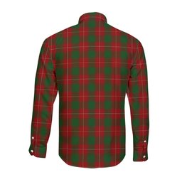 ScotsTee Shop Scottish MacFie Clan Crest Tartan Long Sleeve Shirt, Cotton Tartan Plaid Shirt