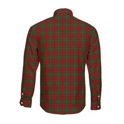 ScotsTee Shop Scottish MacAulay Clan Crest Tartan Long Sleeve Shirt, Cotton Tartan Plaid Shirt