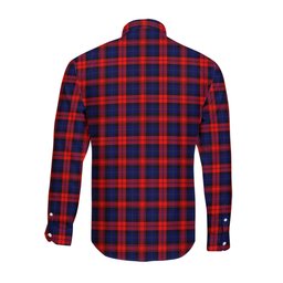 ScotsTee Shop Scottish MacLachlan Modern Clan Crest Tartan Long Sleeve Shirt, Cotton Tartan Plaid Shirt