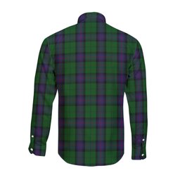 ScotsTee Shop Scottish Armstrong Clan Tartan Long Sleeve Shirt, Cotton Tartan Plaid Shirt