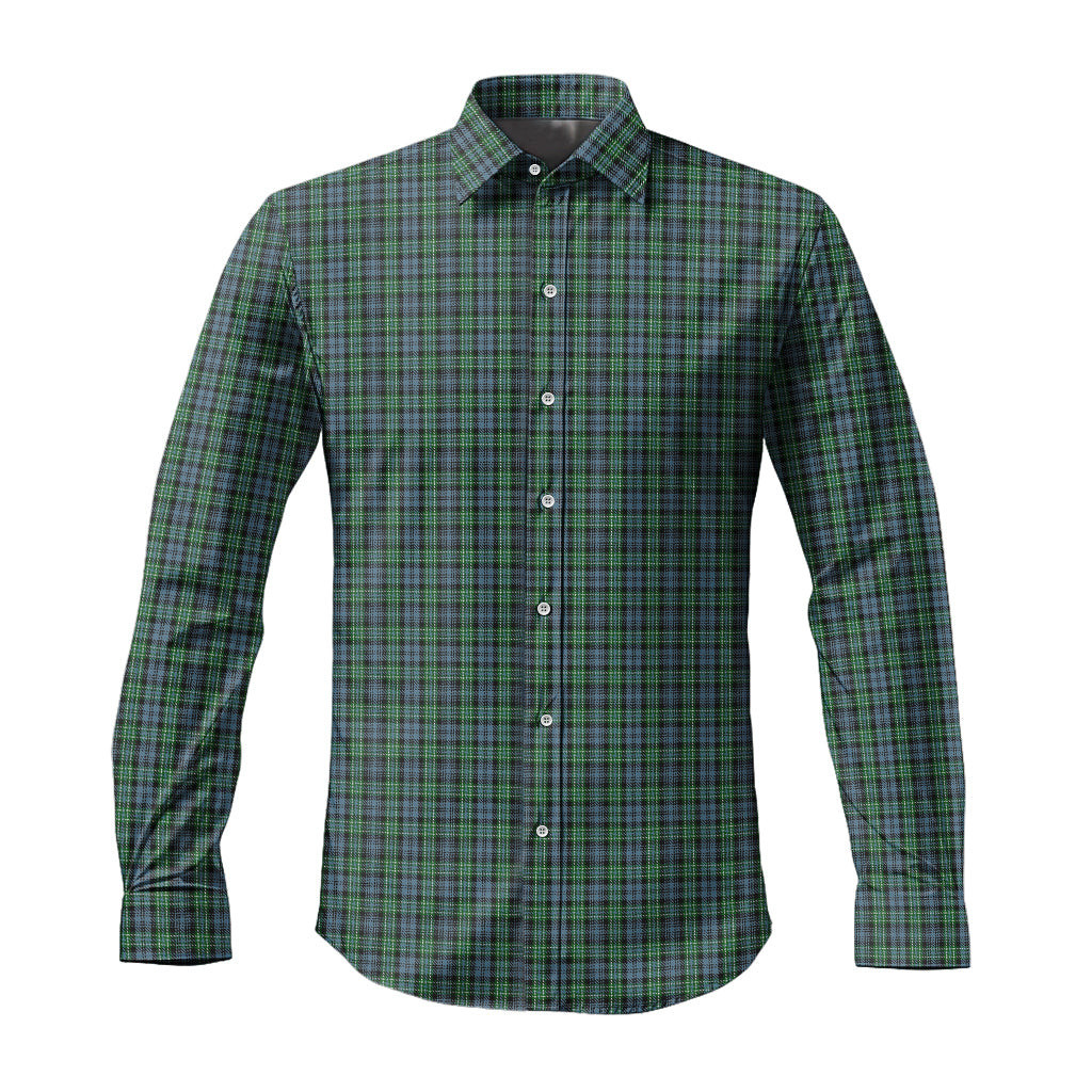 ScotsTee Shop Scottish Arbuthnot Clan Tartan Long Sleeve Shirt, Cotton Tartan Plaid Shirt