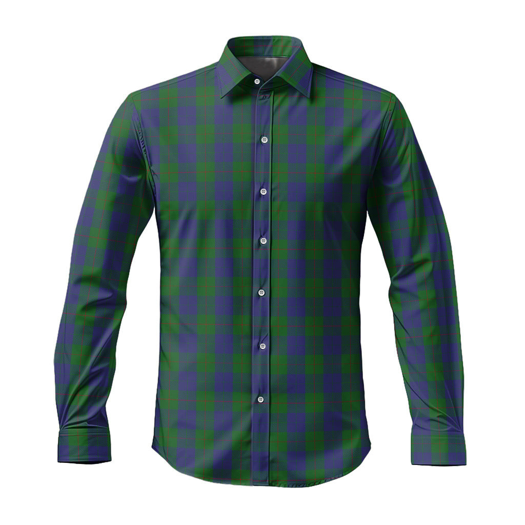 ScotsTee Shop Scottish Barclay Clan Tartan Long Sleeve Shirt, Cotton Tartan Plaid Shirt