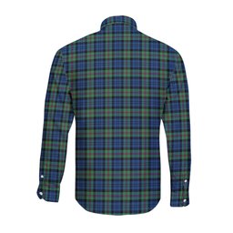 ScotsTee Shop Scottish Baird Ancient Clan Tartan Long Sleeve Shirt, Cotton Tartan Plaid Shirt