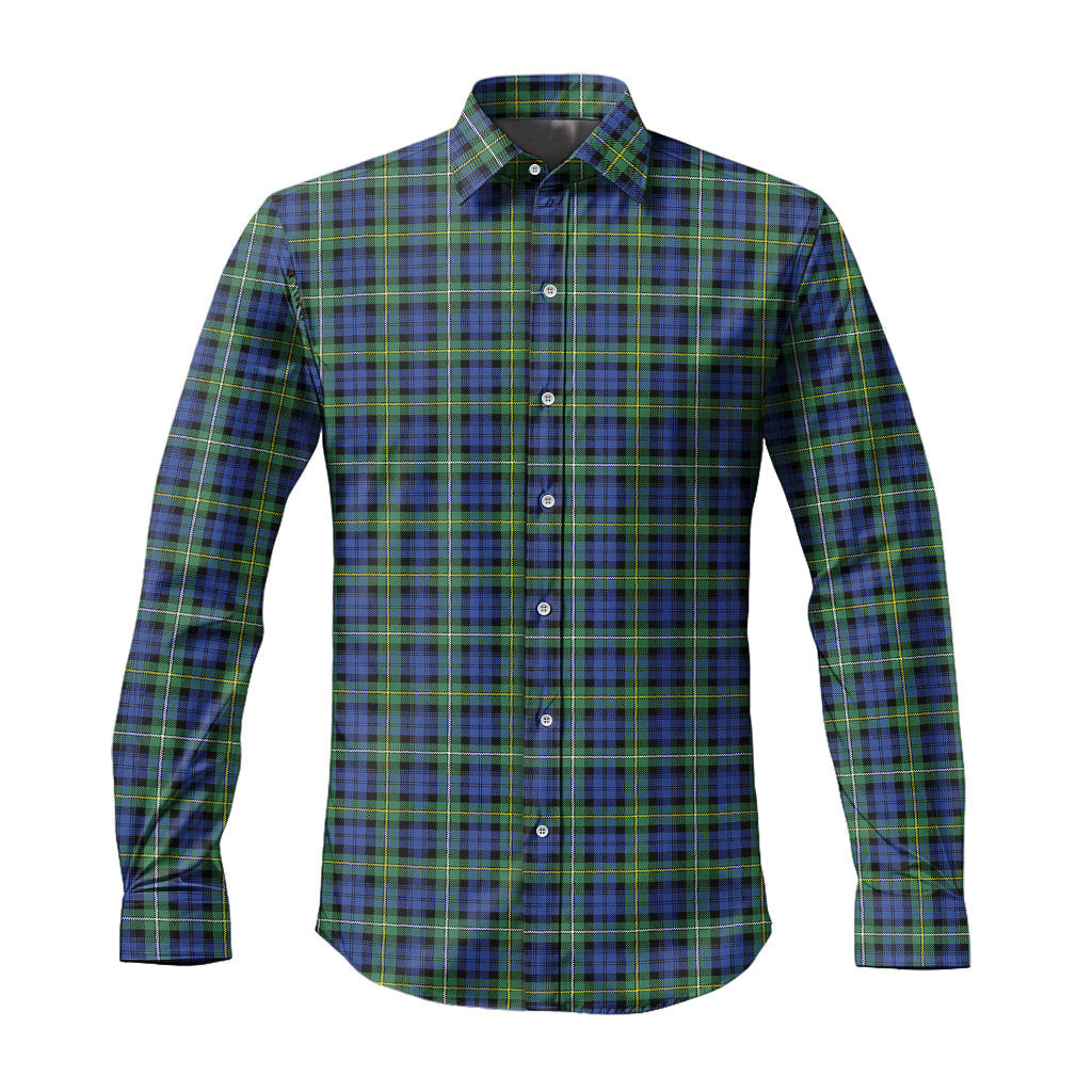 ScotsTee Shop Scottish Campbell Argyll Ancient Clan Tartan Long Sleeve Shirt, Cotton Tartan Plaid Shirt