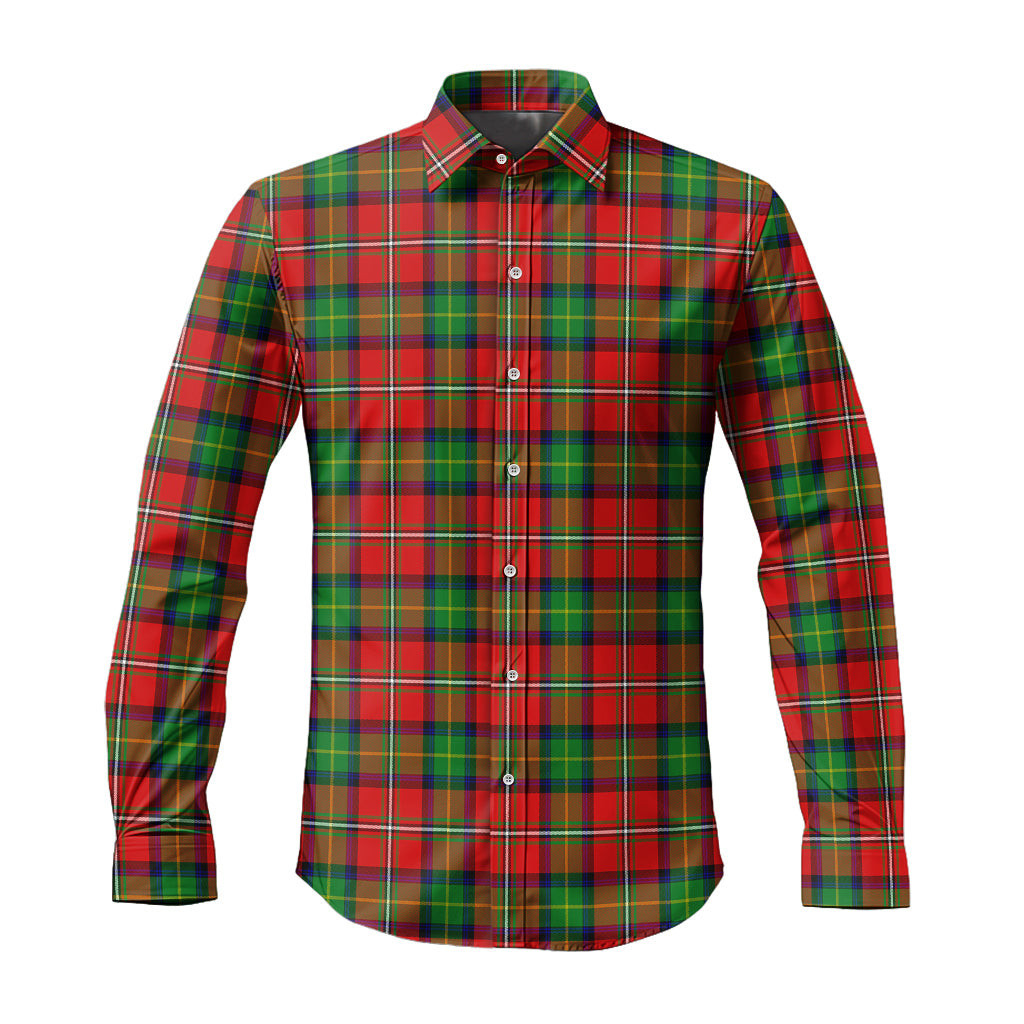 ScotsTee Shop Scottish Boyd Modern Clan Tartan Long Sleeve Shirt, Cotton Tartan Plaid Shirt