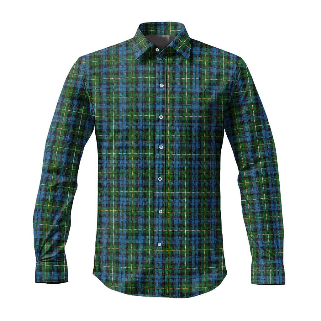 ScotsTee Shop Scottish Campbell of Argyll #02 Clan Tartan Long Sleeve Shirt, Cotton Tartan Plaid Shirt
